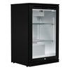 ALF-C1-BLK-840-T1 HUSKY 118L SINGLE GLASS DOOR TROP SPEC DRINKS CHILLER BLACK