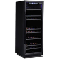 Husky Riserva 380L Dual Zone Freestanding Wine Fridge in Matt Black (HUSWS128DMBZY)