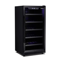 Husky Riserva 240L Single Zone Freestanding Wine Fridge in Matt Black (HUSWS72SMBZY)