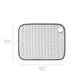 Medisana XL Electric Heating Pad With Overheat Protection in Grey (HP650)
