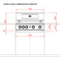 Smart 4 Burner Built-In Gas BBQ With Rotisserie & Rear Infrared Burner In Stainless Steel (401WB-W)