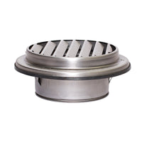 Sirius Stainless Steel External Fixed Louvre Range Hood Wall Vent