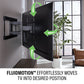 Sanus Super Slim Full-Motion TV Mount for 40"-90" VLFS820-B2