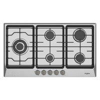Whirlpool 90cm 5 Burner Stainless Steel Gas Cooktop (AKC950CIXOC)