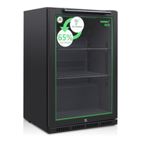 Husky 90L Single Door Homebar Drinks Chiller in Black (C1HECO840BKAU)