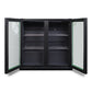 Husky 173L Eco Double Door Back Bar Drinks Chiller in Black (C2HECO840BKAU)