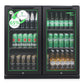 Husky 173L Eco Double Door Back Bar Drinks Chiller in Black (C2HECO840BKAU)