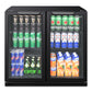 Husky 203L Double Door Homebar Drinks Chiller in Black (C2HHMBBKAU)