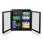Husky 203L Double Door Homebar Drinks Chiller in Black (C2HHMBBKAU)