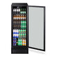 Husky 435L Single Door Homebar Drinks Chiller in Black (C4HHMBBKAU)
