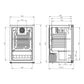 Husky 130L Solid Door Bar Fridge in Black (CKK130-264-BK-AU-HU.1)