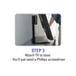 Sanus Vuepoint Swivel Adjustable Universal TV Base Stand For Flat TVs 32" To 65" (FTVS1-B2)