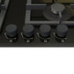 Whirlpool 60cm 4-Burner Black Glass Gas Cooktop (GGW610NBAUS)
