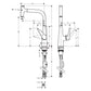 Hansgrohe Talis Select M51 Kitchen Mixer Tap in Chrome (72821003)