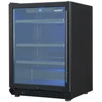 Husky Riserva 154L Drinks Chiller in Matt Black - Left Hand Hinge (HUSDSC54MBZYLH)
