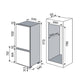 Husky 266L Integrated Fridge/Freezer (HUS-266INBM.1)