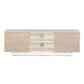 Sonorous 1500mm Value Series TV Cabinet in White/Walnut (LB1540GWHTSCOAU)