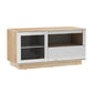 AVS 1200mm Lowboy TV Cabinet in White/Oak (OLB1200SOW)