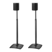 Pair Of Sanus Adjustable Height Speaker Stand For Sonos One, SL, Play:1 & Play:3 in Black (WSSA2-B2)