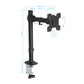 One Products Single-Arm Desktop Mount Bracket for 13" to 32" Monitor (PPMA1-E)