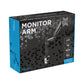 One Products Single-Arm Spring-Assisted Desktop Mount Bracket for 13" to 32" Monitor (PPMA1S-E)