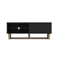AVS 1200mm Raze Modular TV Stand in Gloss Black With Oak Legs (RZ1200BO)