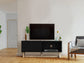 AVS 1200mm Raze Modular TV Stand in Gloss Black With Oak Legs (RZ1200BO)