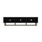 AVS 1500mm Raze Modular TV Stand in Gloss Black With Oak Legs (RZ1500BO)