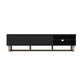 AVS 1800mm Raze Modular TV Stand in Gloss Black With Oak Legs (RZ1800BO)