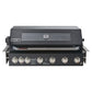 Smart 6 Burner Built-In Gas BBQ With Rotisserie & Rear Infrared Burner In Black (601WB-BLK)