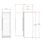 Smart 440L Dual Zone Freestanding Wine Fridge in Black Door Trim (SMAWC168DN)