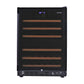 Smart 154L Dual Zone Under Counter Wine Fridge in Black (SMAWC54DN)