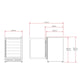 Smart 154L Dual Zone Under Counter Wine Fridge in Black (SMAWC54DN)