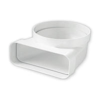 Sirius Vertical 150mm Round to 220x90mm Rectangular Duct Adapter (SPS-66101000022)