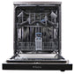Tisira 60cm 13 Place Black/Dark Inox Freestanding Dishwasher (TDW13BE)
