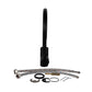 Tisira Matte Black Rounded Gooseneck Kitchen Mixer Tap (TMFGBK)