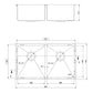 Tisira 80cm Double Bowl Stainless Steel Kitchen/Laundry Sink (TSSR807)