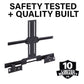 Sanus Extendable Soundbar TV Mount for Sonos Arc Speaker Black (WSSATM1-B2)