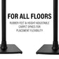 Sanus Fixed-Height Speaker Stand for Sonos Era 100 Speaker in Black (WSSE11-B2)