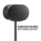 Sanus Height-Adjustable Speaker Stand for Sonos Era 300 Speaker in Black (WSSE3A1-B2)